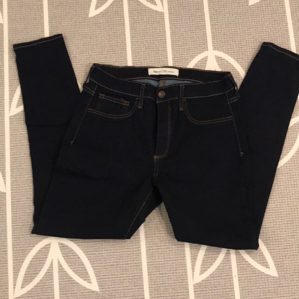 Gap dark wash easy leggings